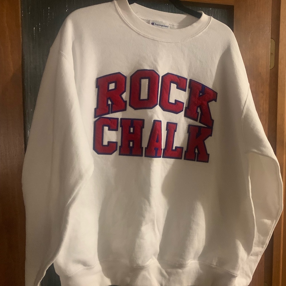 Kansas Jayhawks “Rock Chalk” sweatshirt